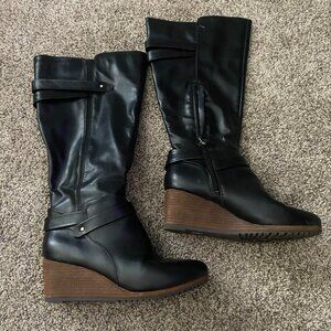 Dr. Scholls Women's Check It Black Fashion Boots